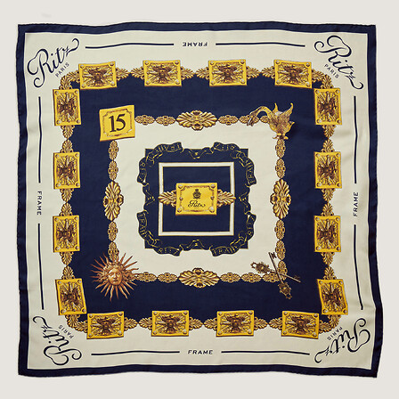 関税込【Ritz Paris】Silk scarf Silk scarf - Ritz Paris x FRAME | Ritz Paris